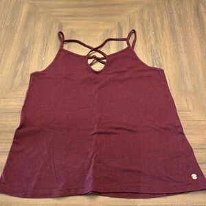 Roxy burgundy tank top